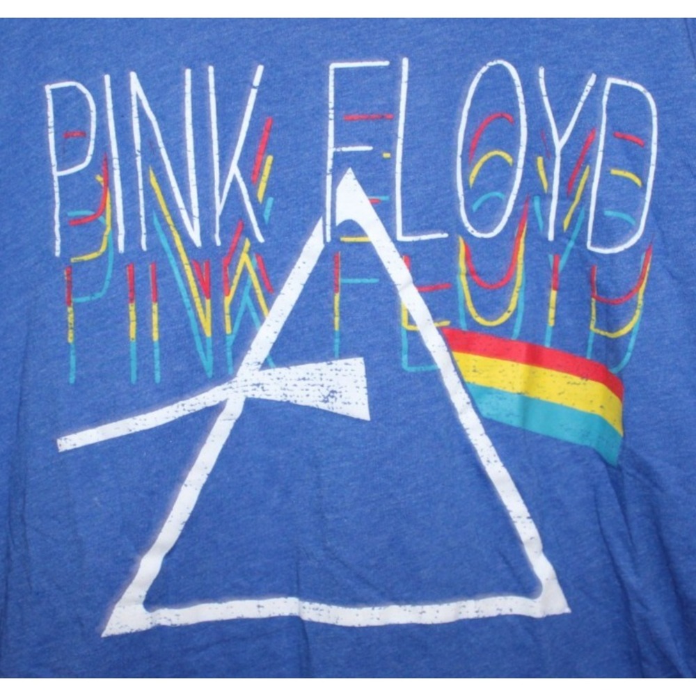 Pink Floyd Dark Side of the Moon T Shirt Mens 3XLT Blue Prism Graphic Band Tee